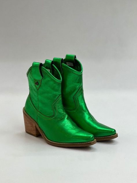 Botin Agata Verde Exotica-2