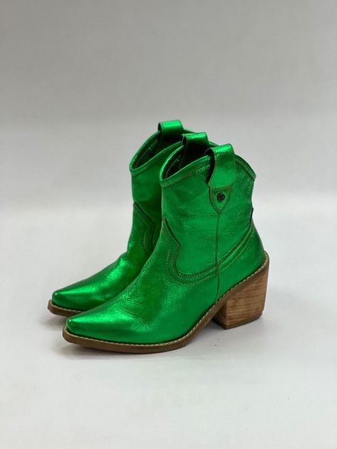 Botin Agata Verde Exotica-1
