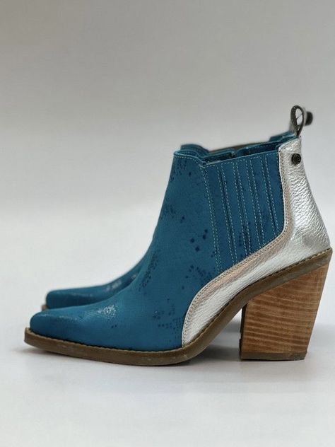 Botin Kelly Turquesa Exotica-1