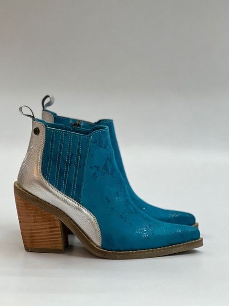 Botin Kelly Turquesa Exotica-2