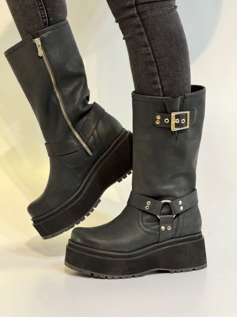 Bota Eloisa Negro Exotica-0