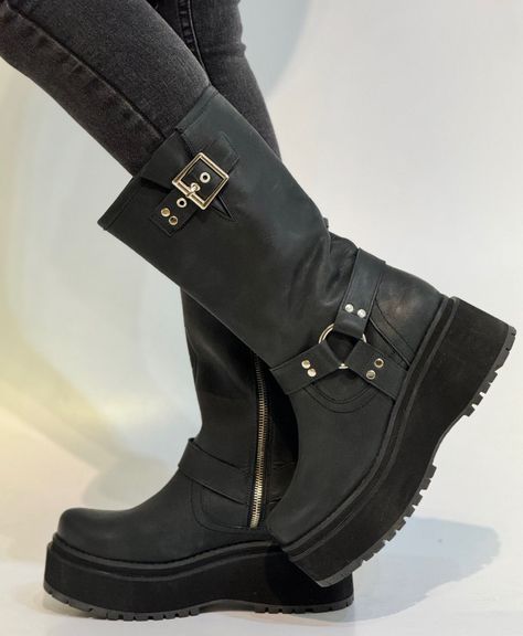 Bota Eloisa Negro Exotica-1