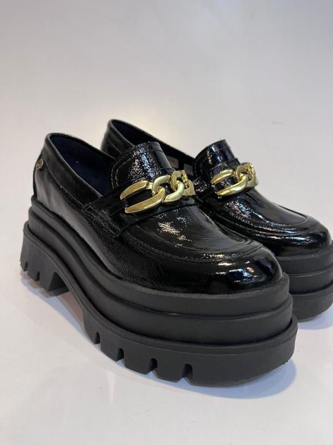 Mocasín Marcella Negro Exotica-0