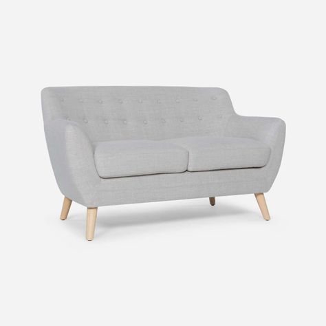 Sofá Rosen Rafaella Tela Beige Claro 2 Cuerpos-1