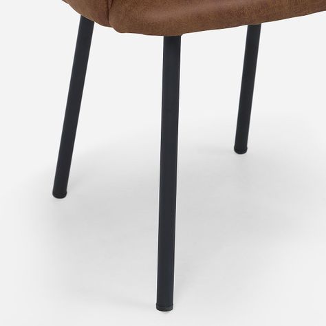 Set 2 Poltronas Rosen Turif Tela Camel-5