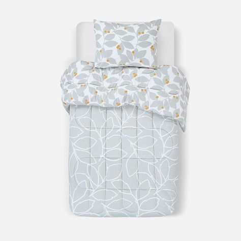 Plumón Reversible Soft Touch Alba Gris 1,5 Plazas-1