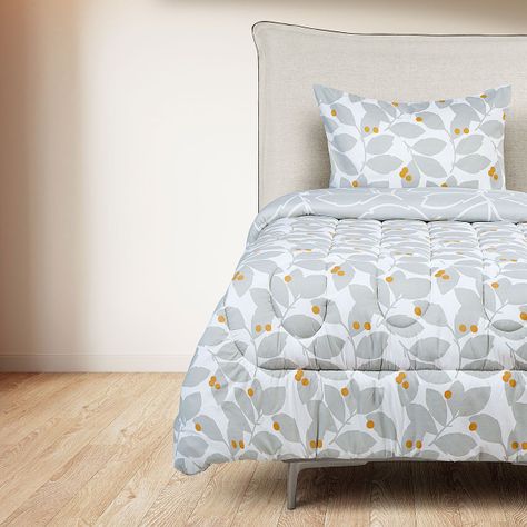 Plumón Reversible Soft Touch Alba Gris 1,5 Plazas-2