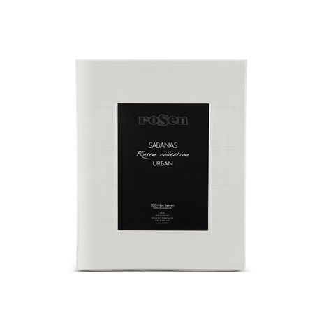 Sábana Rosen 300 Hilos Algodón Lisa Gris King-0