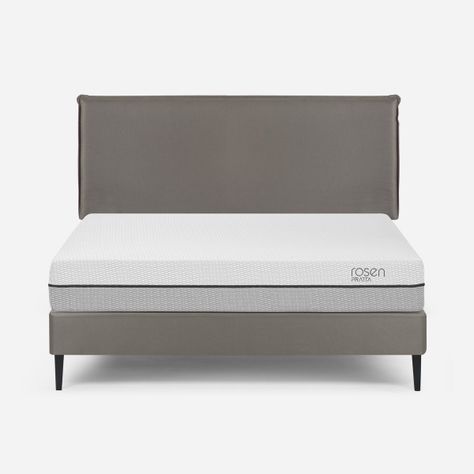 Cama Europea Pratta 2 Plazas Pata Acero BN +Respaldo Maurice-0