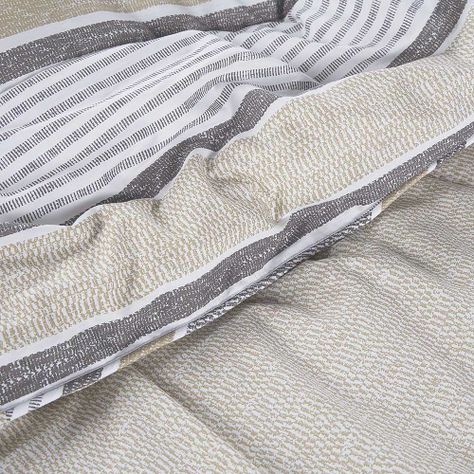 Plumón Algodón Reversible Bali Beige 1,5 Plazas-4