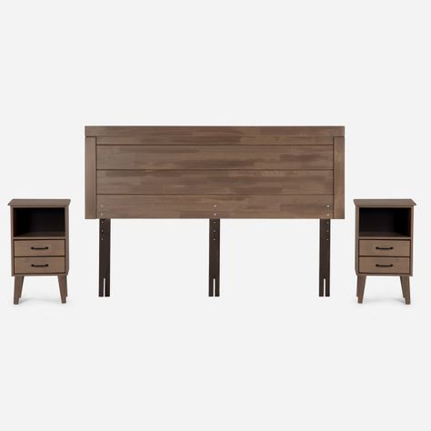Cama Europea Pratta King Pata Madera + Muebles Sicilia-2