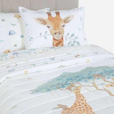 Cubrecama Rosen Kids Algodón Reversible África 1,5 Plazas-6