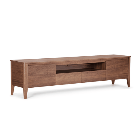 Mesa de Tv Gruners 200 x 45 cm Marrón-0