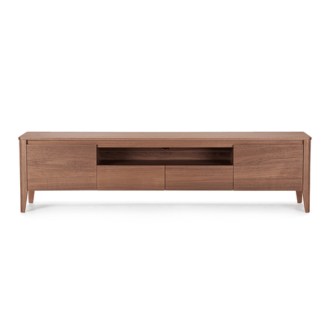 Mesa de Tv Gruners 200 x 45 cm Marrón-2