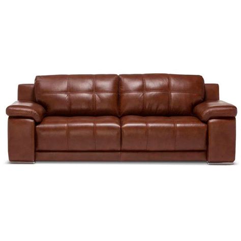 Sofá Rosen 5037 3 Cuerpos Cuero Caramelo-0