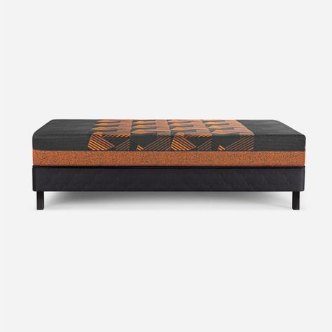 Cama Europea New Swag 1,5 Plazas 105 X 190 cm Base Grafito-6