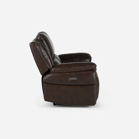 Sofá Reclinable Jeff Eléctrico 2 Cuerpos Cuero Chestnut-4