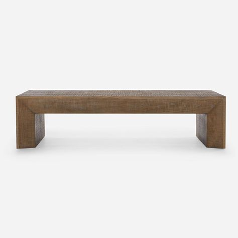 Mesa de Centro Rosen Ruka Rectangular 140 x 80 cm Café-1