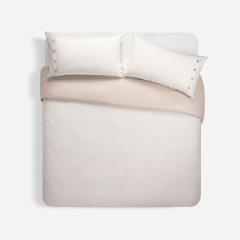 Funda Plumón Algodón Pure Bari Beige King-0