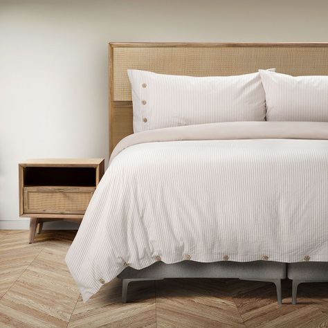 Funda Plumón Algodón Pure Bari Beige King-1