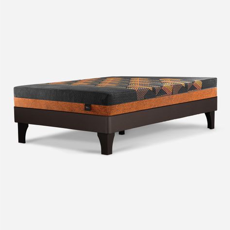 Cama Europea New Swag 1 Plaza 90 X 200 cm Base Moro-0