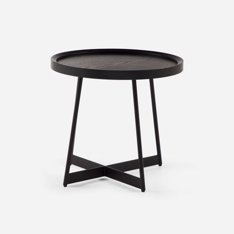 Mesa Lateral Rosen Liberty 50x50 cm Negro-0