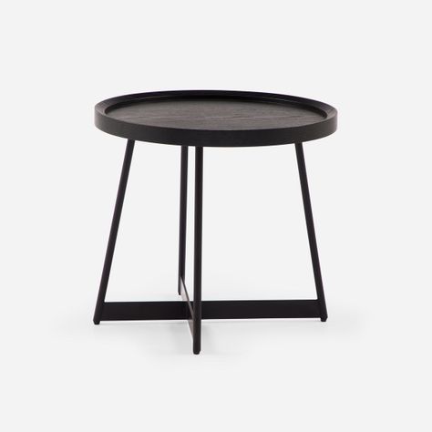Mesa Lateral Rosen Liberty 50x50 cm Negro-3