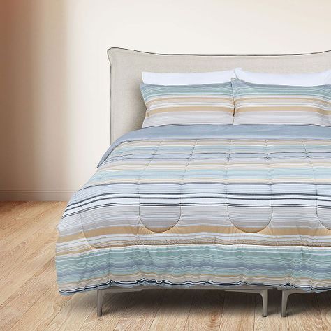 Plumón Reversible Soft Touch Alirio Azul King-3