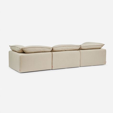 Sofá Modular Rosen Shanklin 2 Esquineros+1 Butaca Tela Beige-3