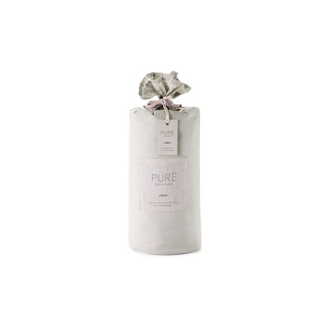 Funda Plumón Rosen Lino-Algodón Pure Liso 2 Plazas Blanco-5