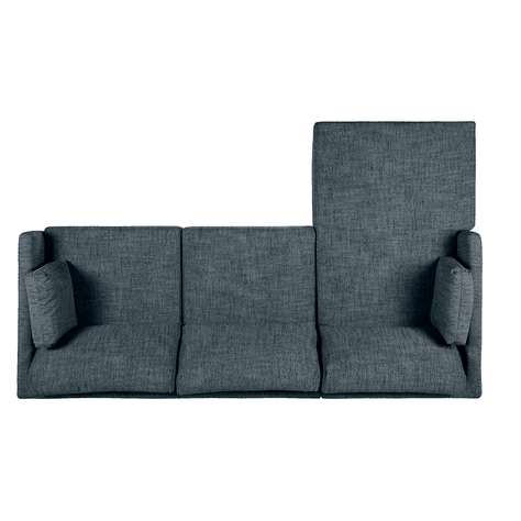 Sofá Seccional Cama Noah Rosen Izquierdo Melange Denim-8