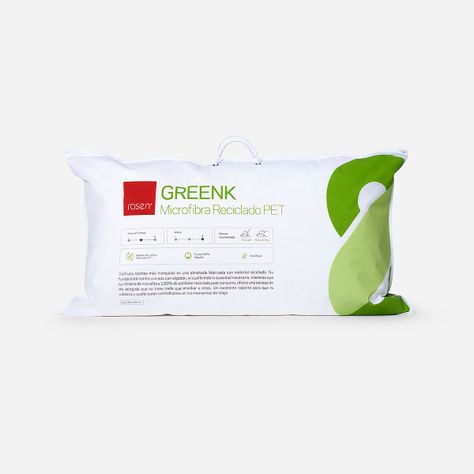 Almohada Rosen Microfibra Pet Greenk King 50x90 cm-0