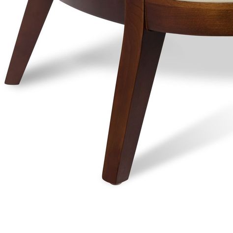 Poltrona Rosen A-550 Madera Cuero Beige-7