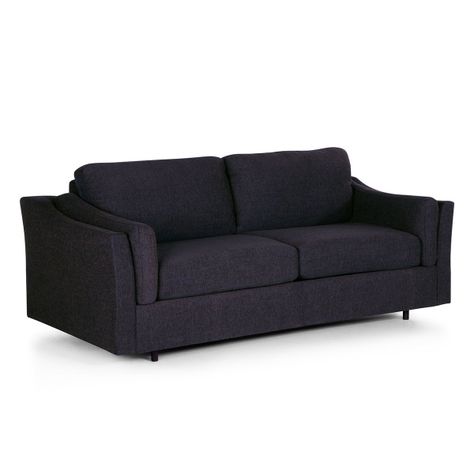 Sofá Cama Tyler One Fold 3 Cuerpos Tela Azul Marino-2