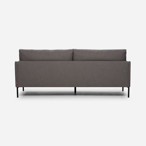 Sofá Rosen Thamova 3 Cuerpos Tela Gris Oscuro-3