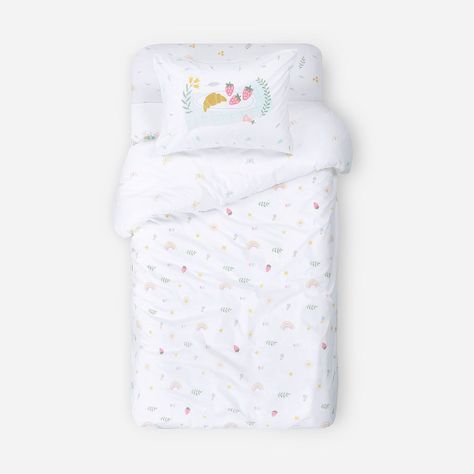 Funda Plumón Algodón Coleccion Kids UnicornioFolk 1,5 Plazas-1