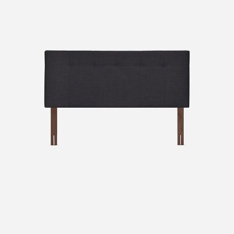 Cama Europea Neo Plus King + Respaldo New Bennet Grafito-1