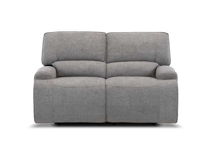 Sofá Reclinable Rosen Jagger Eléctrico 2 Cuerpos Tela Gris-2