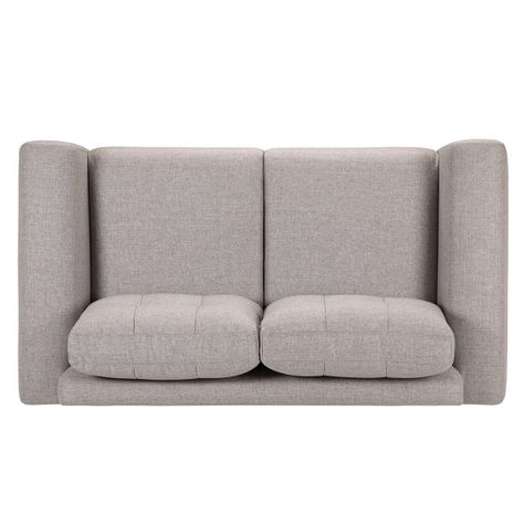Sofá Rosen Biada 2 Cuerpos Tela Gris Perla-3