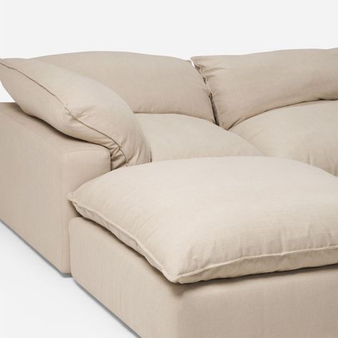 Sofá Seccional Rosen Shanklin 4 Piezas Izquierdo Tela Beige-8