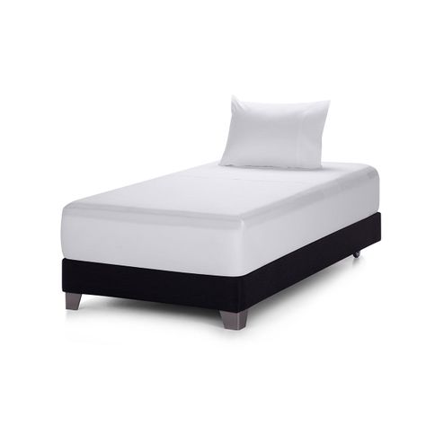 Sábana Rosen 200 Hilos Algodón Lisa Blanca 1 Plaza-4