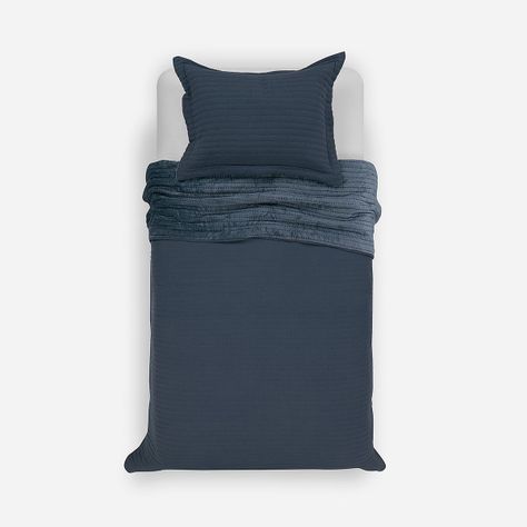 Cubrecama Flannel Supersoft Azul 1,5 Plazas-0