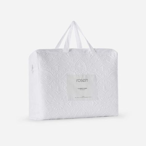 Cubrecama Algodón Austria Blanco 1,5 Plazas-4