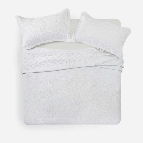 Cubrecama Algodón Austria Blanco 1,5 Plazas-0