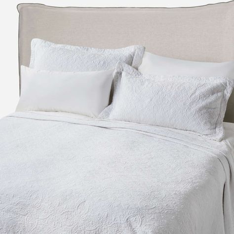 Cubrecama Algodón Austria Blanco 1,5 Plazas-1