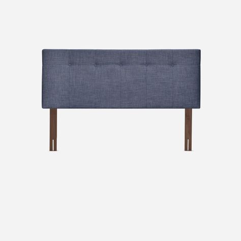 Cama Europea Classique+ King + Respaldo New Bennet Denim-1