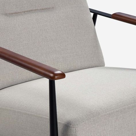 Poltrona Rosen Fossvelen Tela Beige-3