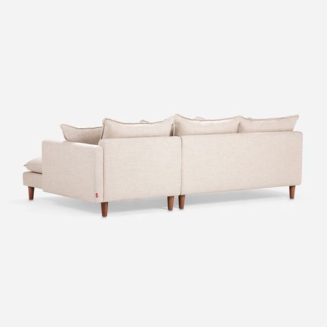 Sofá Seccional Rosen Dunster Derecho Tela Beige-5