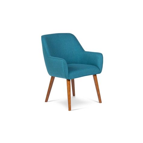 Set 2 Poltronas Rosen Matilda Tela Azul-2