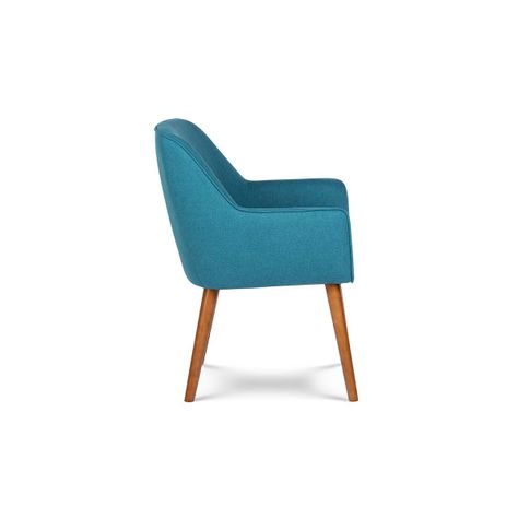 Set 2 Poltronas Rosen Matilda Tela Azul-8